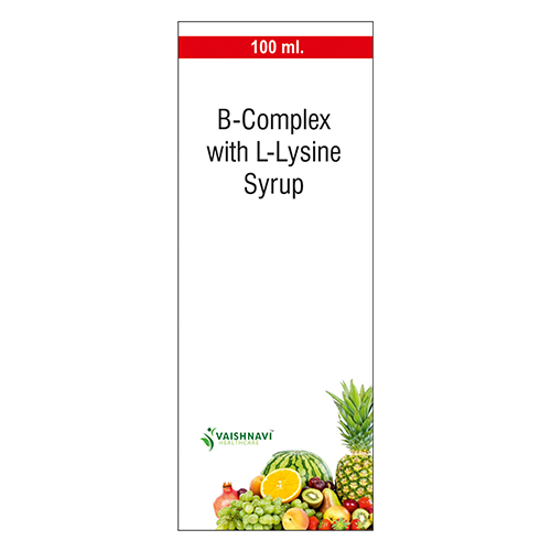 B-Complex With L-Lysine  100 ml Syrup
