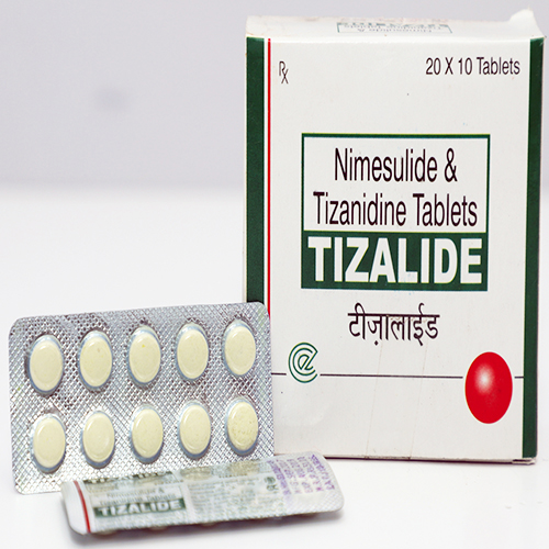 Nimesulide B.P. 100 mg + Tizanidine Hcl eq. to Tizanidine 2 mg Tablets