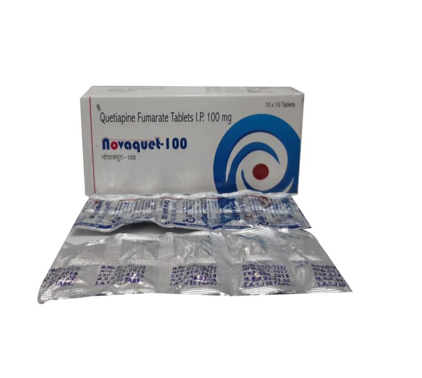 Quetiapine Fumerate 100mg I.P. Tablets