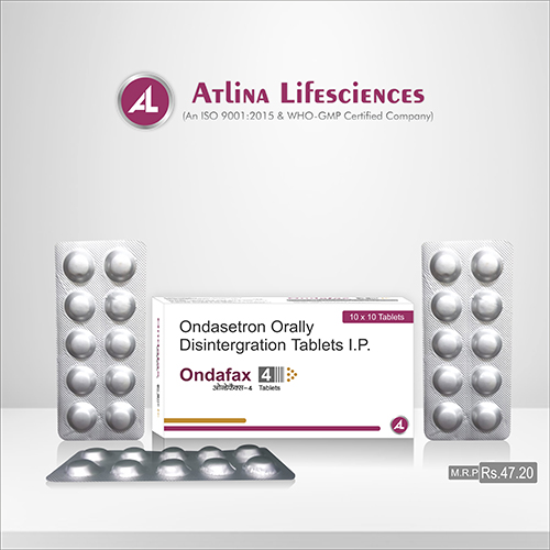 Ondafax-4 Mg Tablets