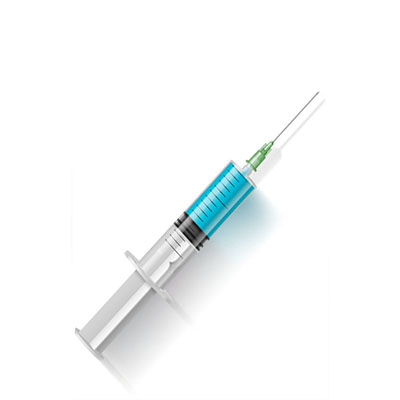 Rubella vaccine injection