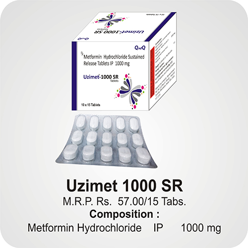 Uzimet 1000 SR (Blister 10X15) Tablets