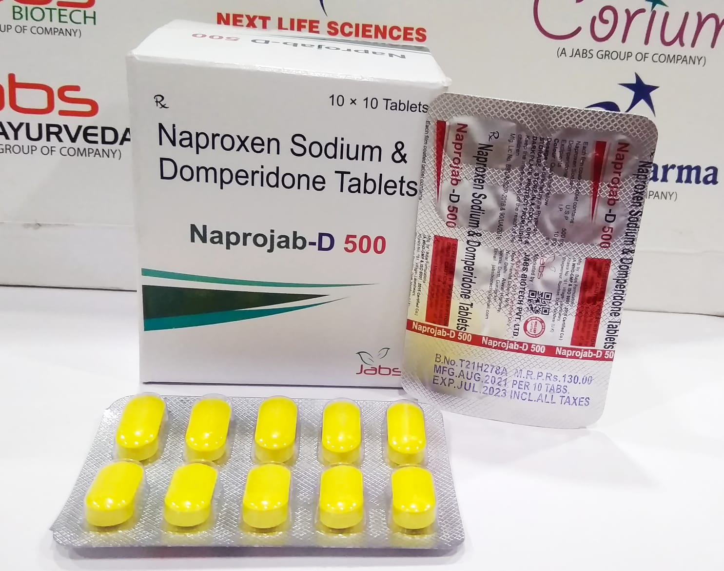 NAPROJAB-D-500 Tablets