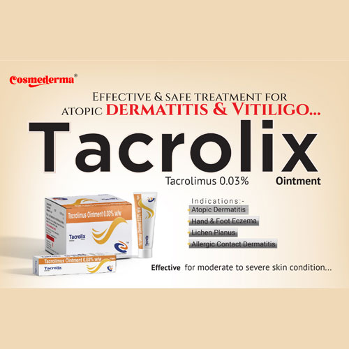 Tacrolimus 0.03% w/w Ointment