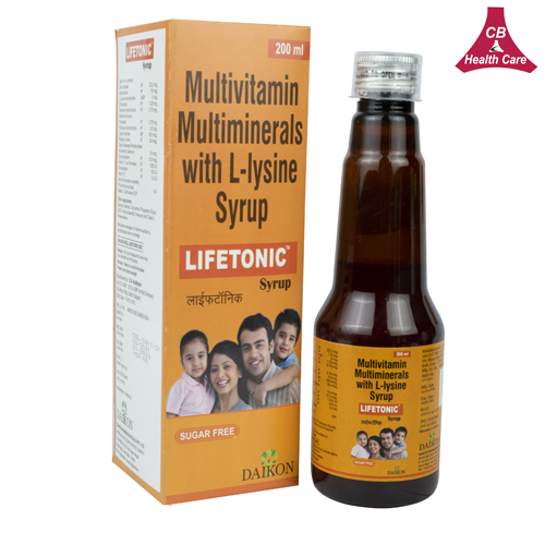 Multivitamins + Multiminerals + L-lysine Syrup 