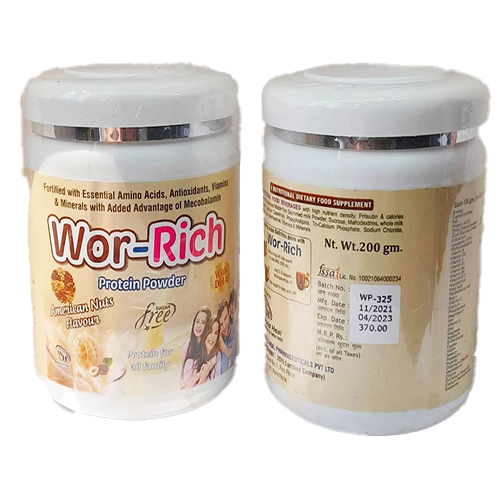 WOR RICH -DHA Protein Powder  (AMERICAN NUTS )