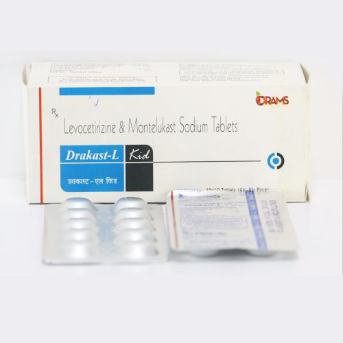 Montelukast Sodium 2.5mg+ Levocetirizine 4mg (Kids) Tablets 