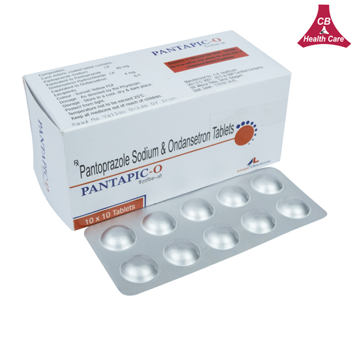 Pantoprazole 40 mg + Ondensetron 4 mg Tablets
