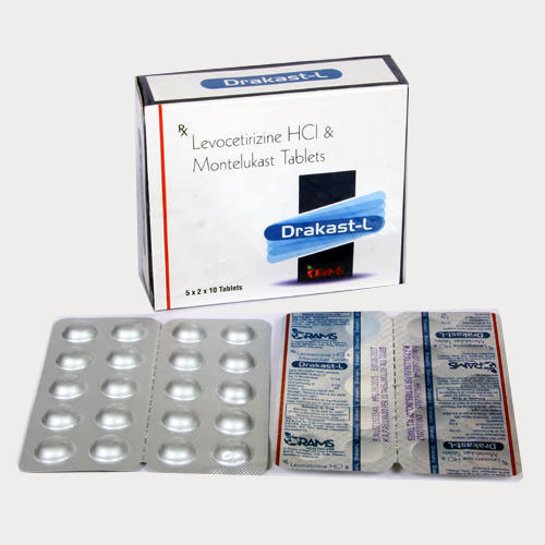 Montelukast 10mg+ Levocetirizine Hcl 5mg Tablets