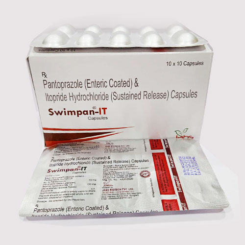 Pantoprazole Enteric Coated and Itopride Hydrochloride sr Capsules