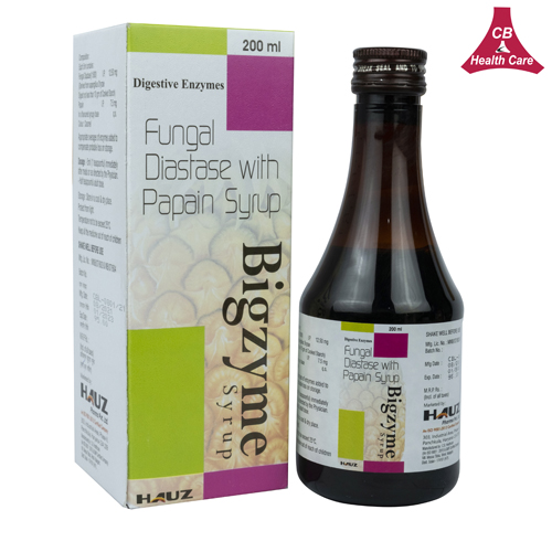 Funagal Diastase 12.5 mg + Papain 7.5 mg Syrup 