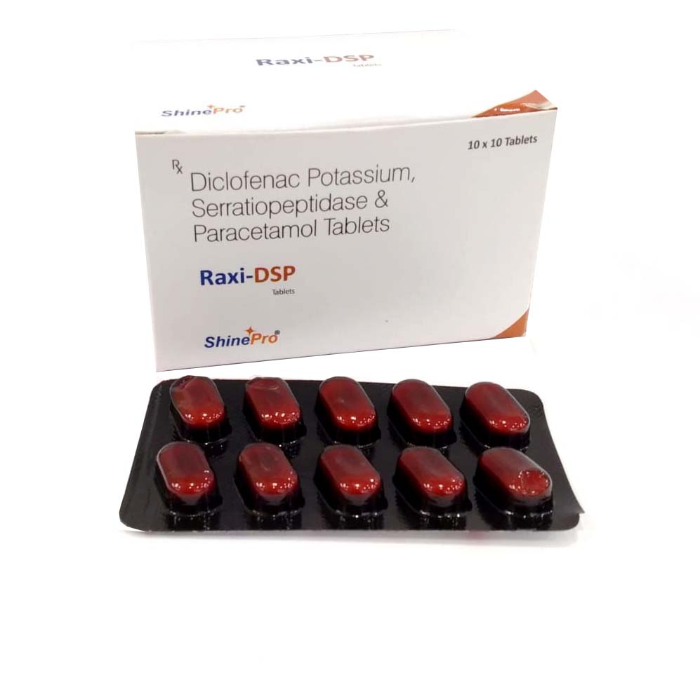Diclofenac Paracetamol Serratiopeptidase tablets