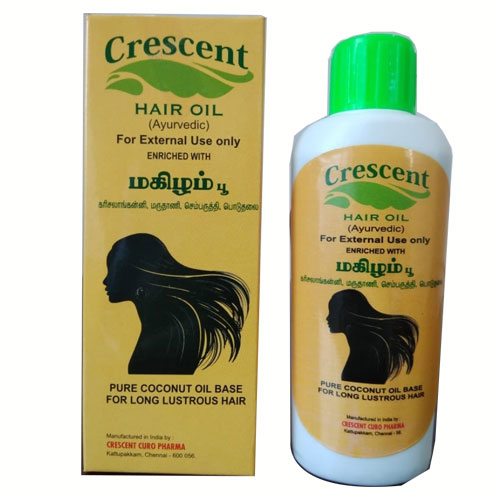 Crescent Hair Oil Crescent Siddha Pharma
